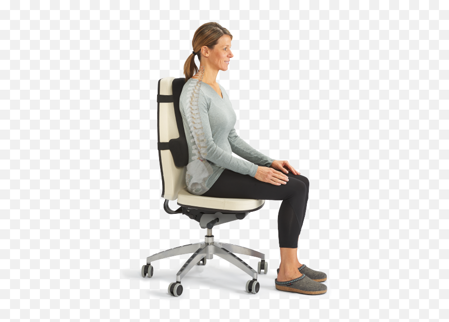Person Sitting Chair Png Download - Back Support For Sitting,Person Sitting In Chair Png
