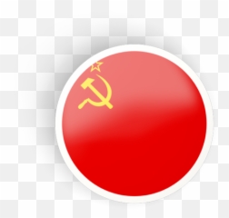 Icon - Soviet Union Round Flag png