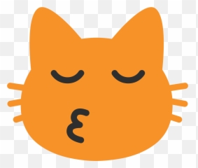 Kissing Cat Emoji Png Image - Android Cat Emoji Png,Cat Emoji Png