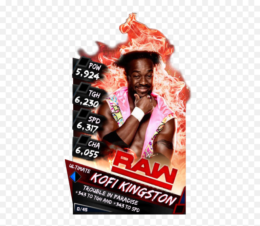 Kofi Kingston - Wwe Supercard Season 1 Debut Wwe Darren Young Supercard Png,Kofi Kingston Png