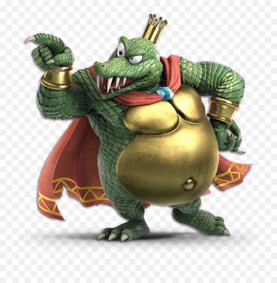 King K - King K Rool Belly Button Png,King K Rool Png