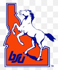 Vintage College Mascot Logos - Boise State Broncos Old Logo Png,Boise State Logo Png