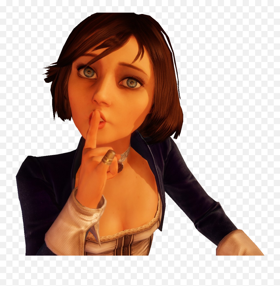 Elizabeth Shhhh Png Resource Bioshockinfinite - Bioshock Infinite Elizabeth Png,Bioshock Infinite Png