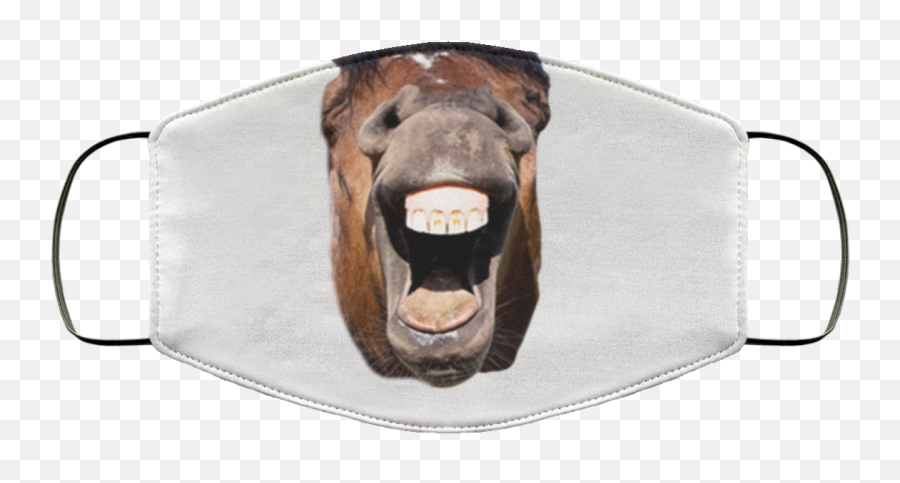 Horse Lovers Mask - Funny Horse Face Washable Reusable Custom U2013 Printed Cloth Face Mask Cover Cloth Face Mask Png,Horse Mask Png