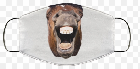Horse Lovers Mask - Funny Horse Face Washable Reusable Custom U2013 Printed Cloth Face Mask Cover Cloth Face Mask Png,Horse Mask Png