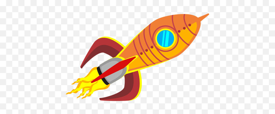 Space Rocket Cartoon Icon - Cohete Cartoon Png,Rocket Transparent