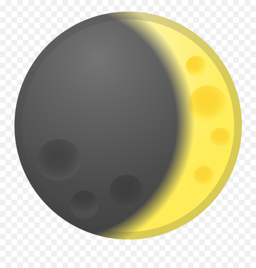 Waxing Crescent Moon Icon - Circle Png,Moon Emoji Png