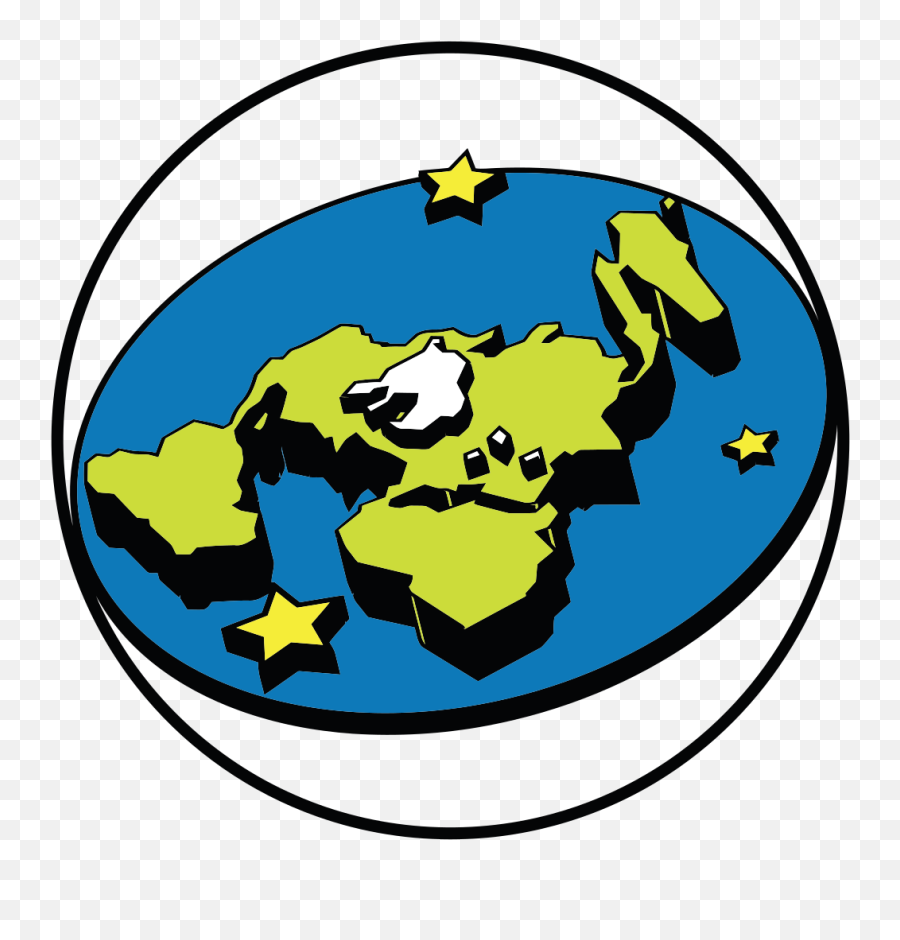 The Flat Earth Society Logo - Flat Earth Society Png,Earth Logo Png