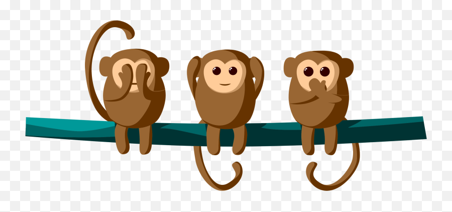 Hear Png - See Hear Monkeys Big Image See No Evil Clipart Monkey Hear See Speak,Evil Png