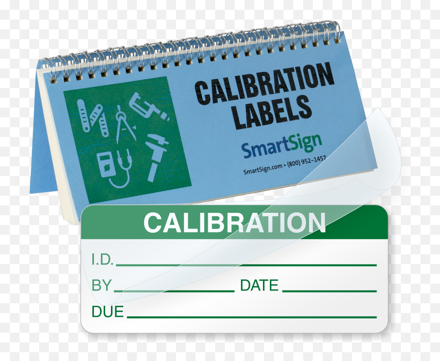 Calibration Label Book Sefl Laminating Id - Horizontal Png,Calibrate Icon