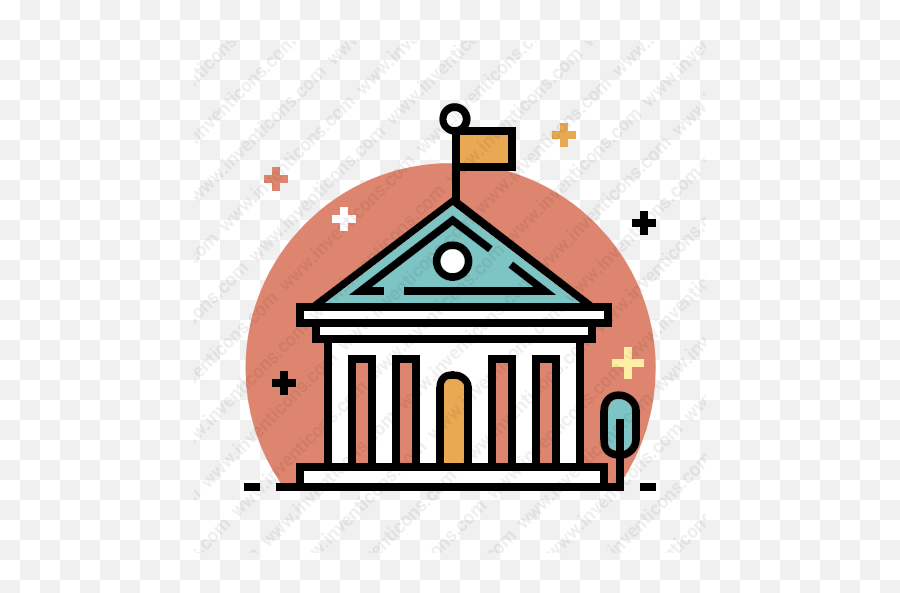 Download University Vector Icon - College Campus College Icon Png,Institute Icon