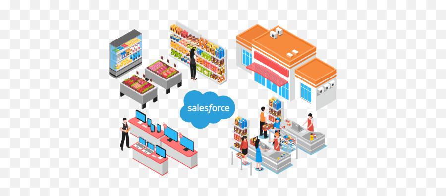 Salesforce Retail Solution For Supply Chain Management - Vertical Png,Salesforce Lightning Icon