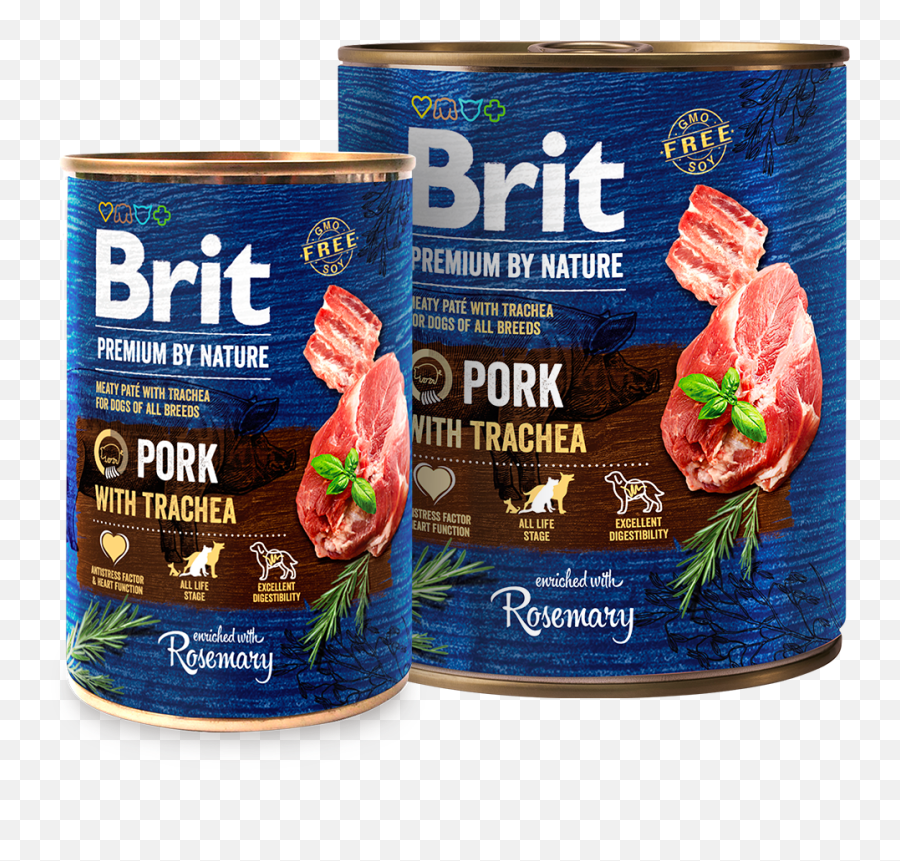 Brit Premium By Nature Pork With Trachea U2013 - Brit Premium Png,Pork Png