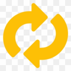 Loop - Free arrows icons Yellow Flaticon png
