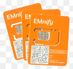 Iot Sim Card - Global M2M Connectivity EMnify Sim png
