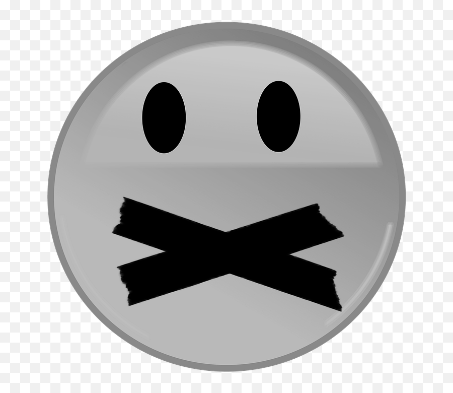 Face Emoji Silence - Free Image On Pixabay Gagged Emoji Png,Silence Icon