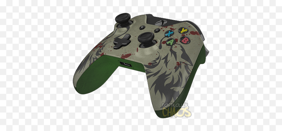 Got Dire Wolf - Xbox One Custom Controllers Controller Xbox Controller Overwatch Genji Png,Wolf Buddy Icon