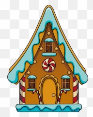 Gingerbread House Clipart Free Download Transparent Png - House Clipart
