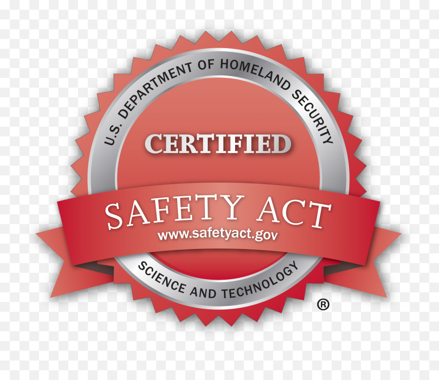 Us Department Of Homeland Security Certifies Rave Mobile - Act Certification Homeland Security Png,Certified Stamp Png