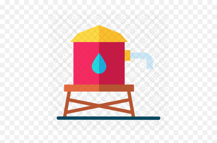 Water Tower Icon - Illustration Png,Water Tower Png