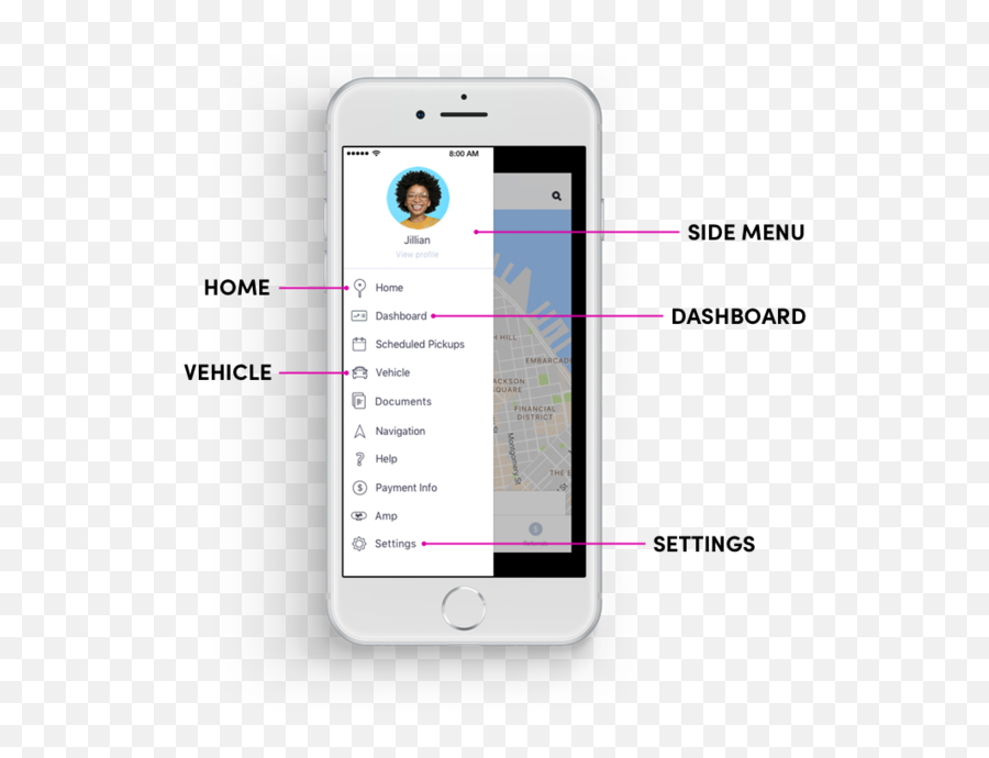 Explore The Lyft Driver App U2014 Hub - Dashboard Lyft Driver App Png,Driver Png