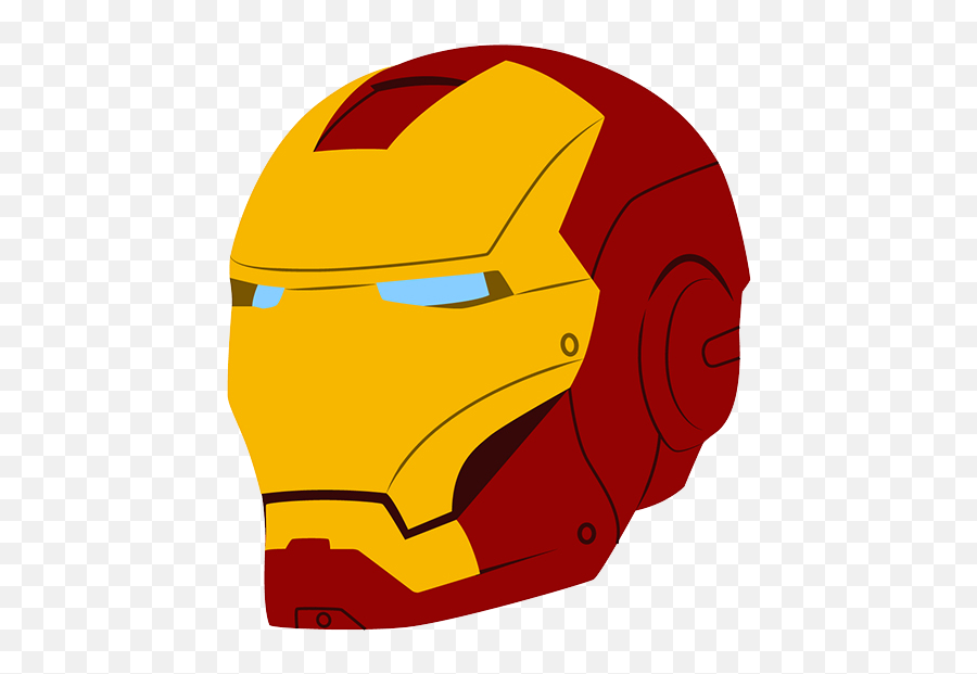 Clipart Of Man Face And Navigation - Iron Man Cartoon Face Png,Iron Man  Comic Png - free transparent png images 