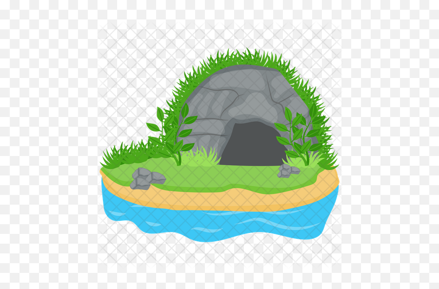 Island Cave Icon Png