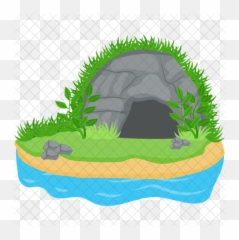 Island Cave Icon Png