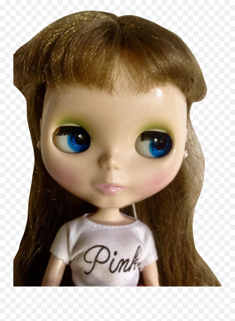 Blythe Doll Takara Hasbro 20022003 Golden Brown Hair - Doll Png,Shiny Eyes Png