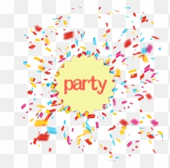 Confettipng - Party Confetti Png Transparent Background Clip Art Celebration