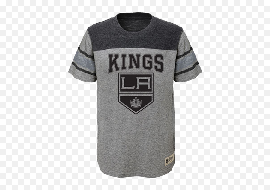 La Kings Youth Heritage Slub Short Sleeve T - Shirt Angeles Kings Png,La Kings Logo Png