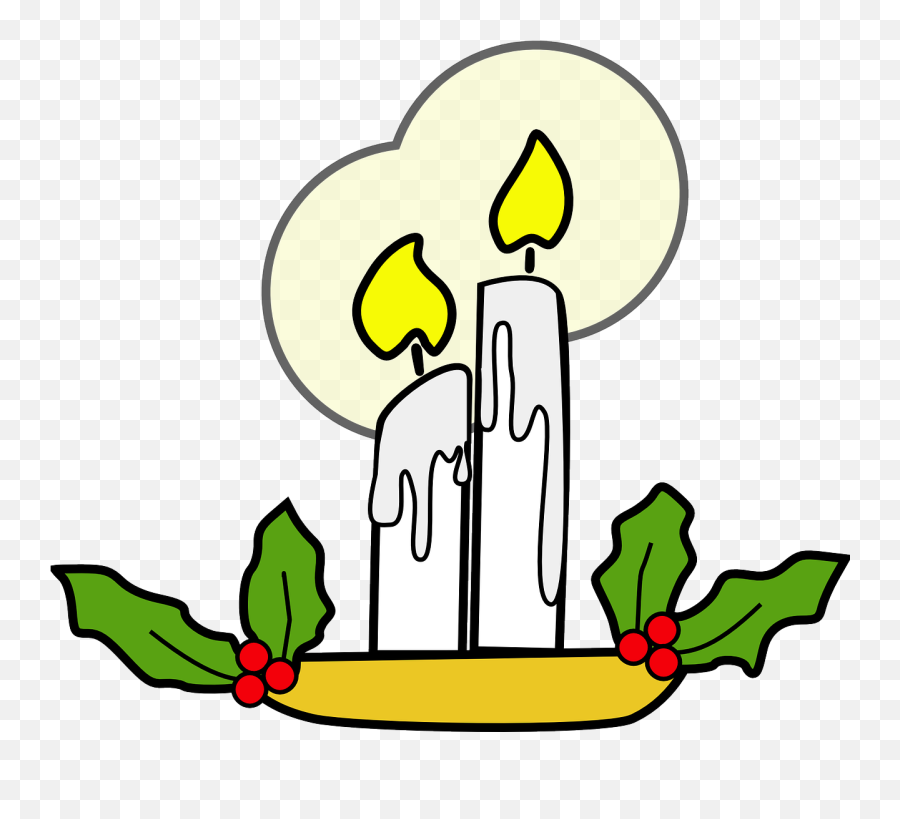 Candle Burning Lit - Merry Christmas Clip Art Png,Lit Png