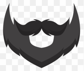 Mustache Clipart - Transparent Background Art Beard png