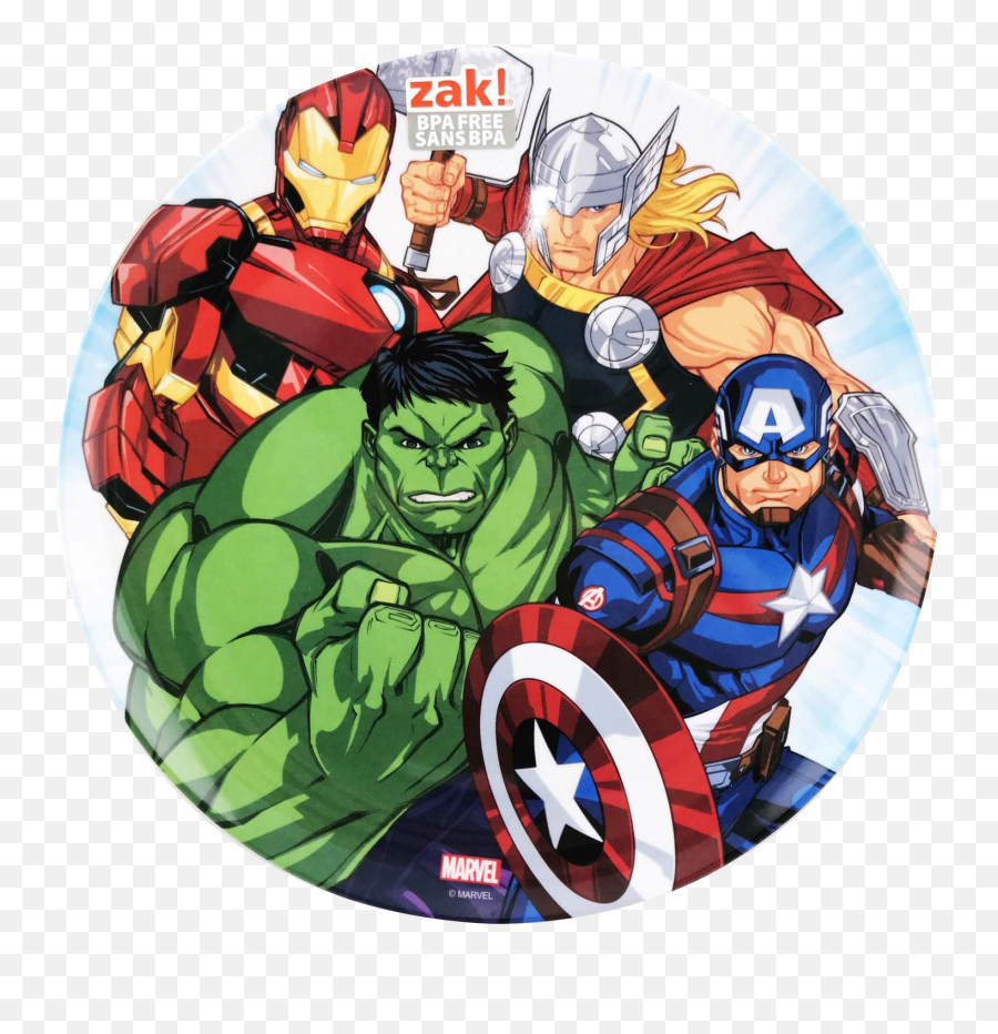 Avengers Round Plate - Captain America Png,Avengers Png