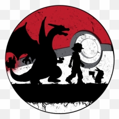 Hakuna Matata Poke - Pokemon Ball Pikachu Silhouette Png,Ash Ketchum Transparent