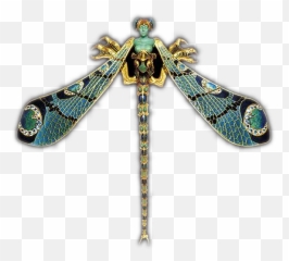 Dragonfly Brooch 1897 - Art Nouveau png
