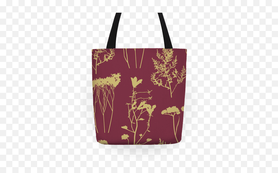 Mauve And Wild Flowers Tote Bag Lookhuman - Tote Bag Png,Wild Flowers Png