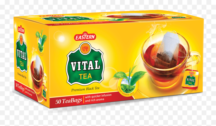Tea Bag Png - Vital Tea 25 Tea Bags,Tea Bag Png