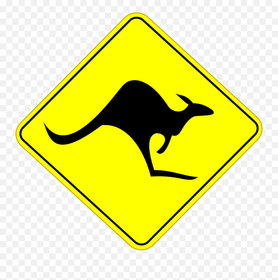 Road Trip Clipart - Clipartsco Kangaroo Road Sign Png,Road Clipart Transparent