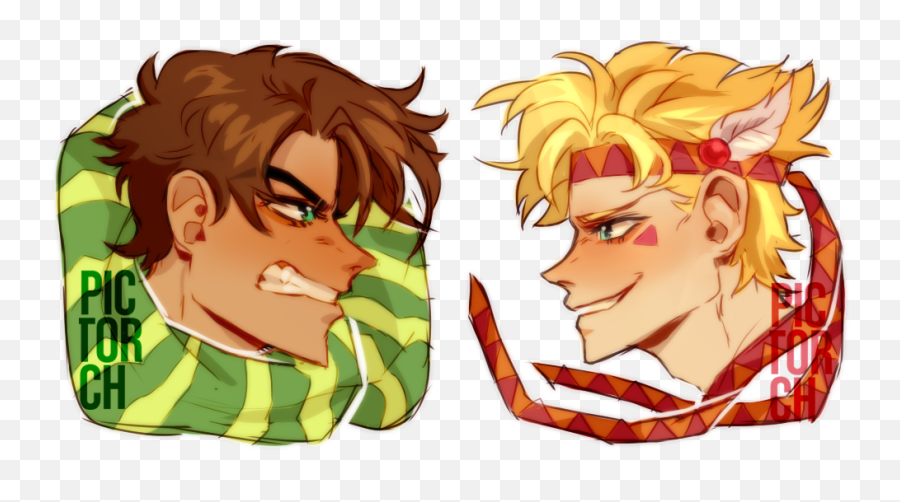 Fanart Matching Icons For A Friend And I Stardustcrusaders - Bizarre Adventure Matching Icons Png,Jojo Face Png