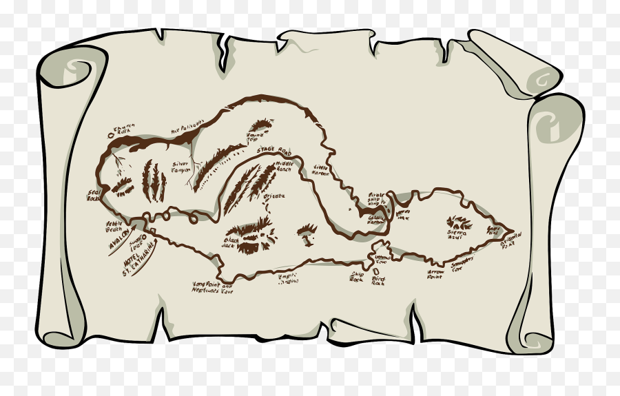 Treasure Map Clipart - Don T Fight An Old Man Png,Treasure Map Png