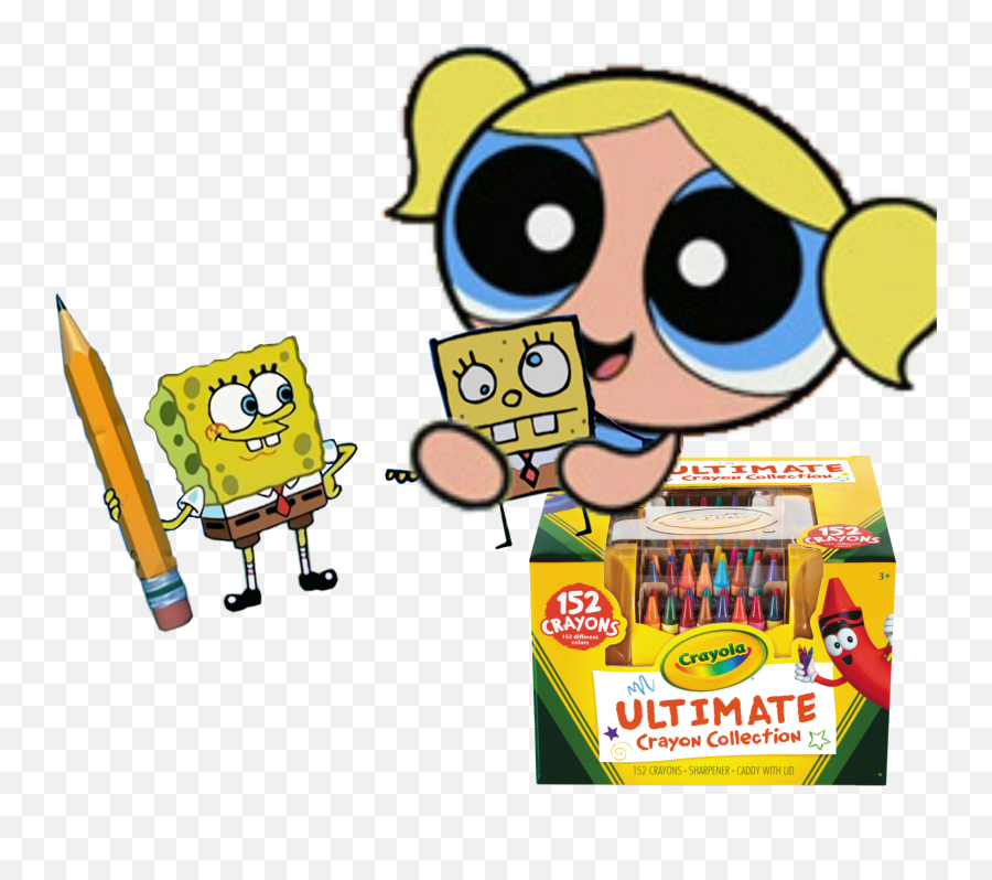 Colorized Doodlebob Spongebob Sticker Png