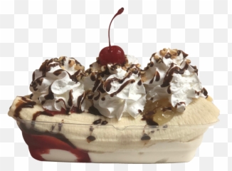 Banana Split Png Image Transparent - Chocolate