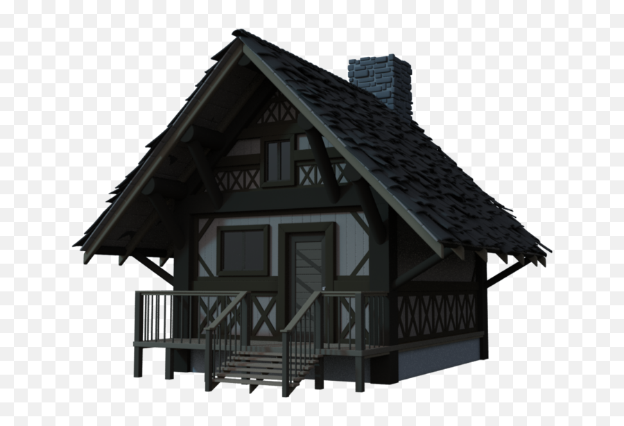 3d Modeling Paulina Guerra - Roof Png,Cabin Png