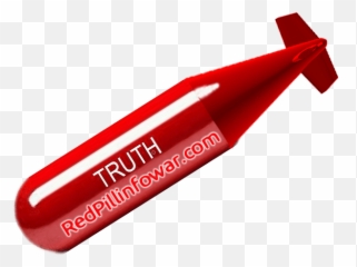 Take The Redpill Truth Is Out There Waiting To Be - Red Pill Bomb Png,Red Pill Png