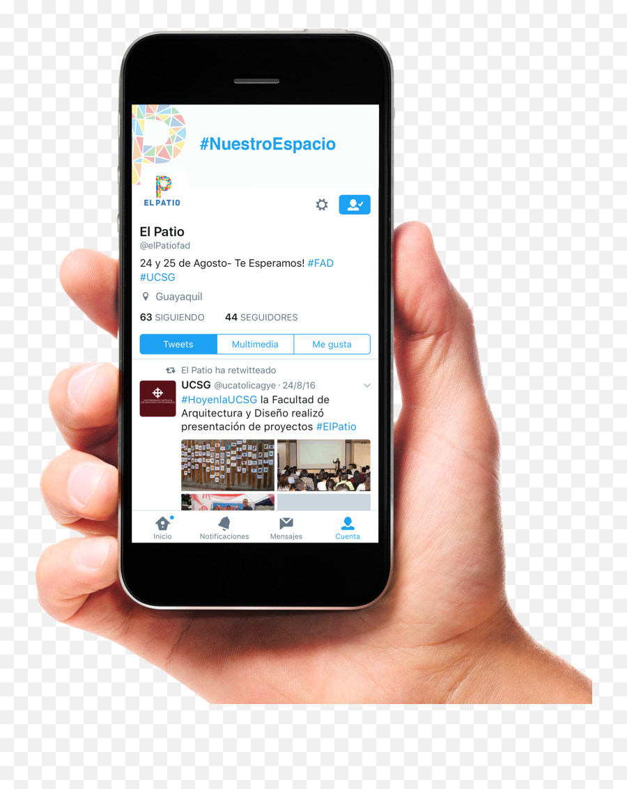 Download Transparent Iphone 8 Png Hand - Uokplrs Celular Con Mensajes,Hand Holding Iphone Png