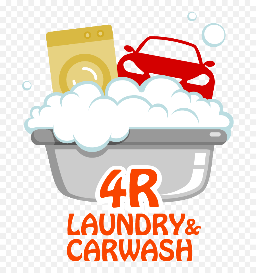 4r Laundry Carwash Logo - Work Present Latin Verve Sounds Dry Center Png,Car Wash Logo Png