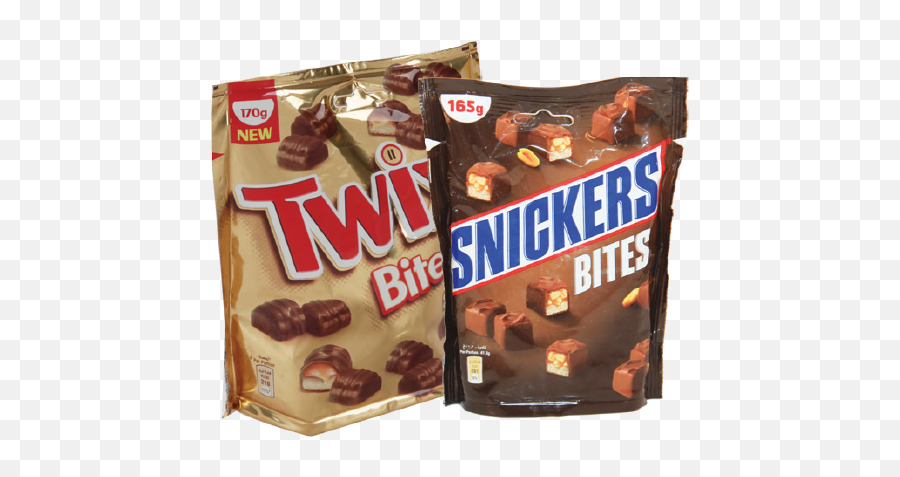 Twix Choco Caramel Snickers Bites Nougat Pouch - Snickers Png,Twix Png