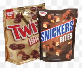 Twix Choco Caramel Snickers Bites Nougat Pouch - Snickers Png,Twix Png