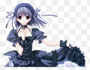Tube Manga Png - Robe Fille Manga Gothique